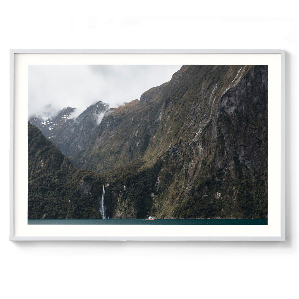 Small Fish, Big Pond - Milford Sound, New Zealand