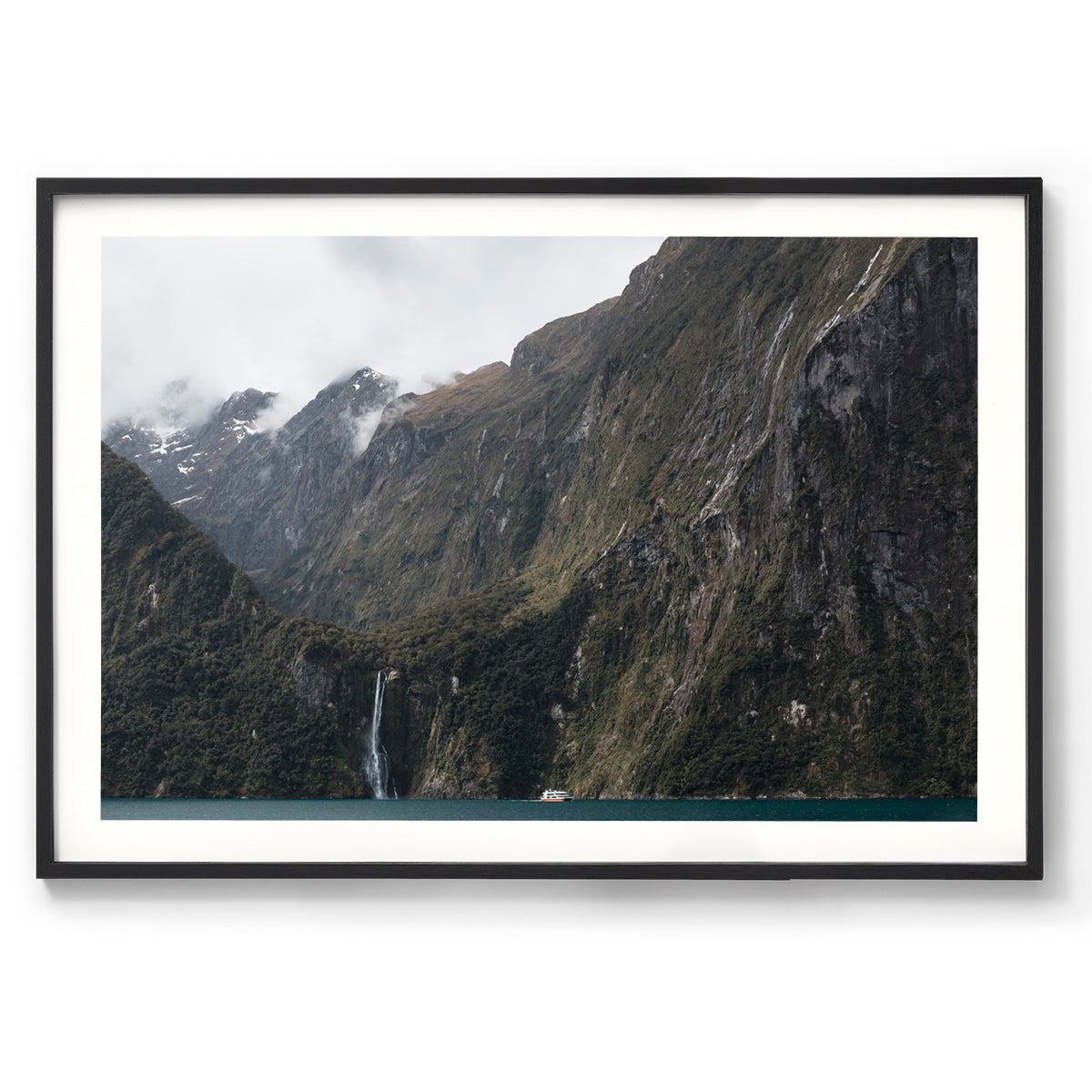 Small Fish, Big Pond - Milford Sound, New Zealand