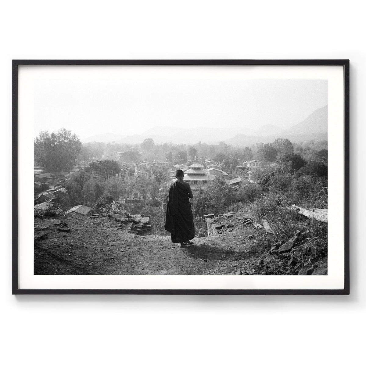 Lone Monk - Inle Lake, Myanmar